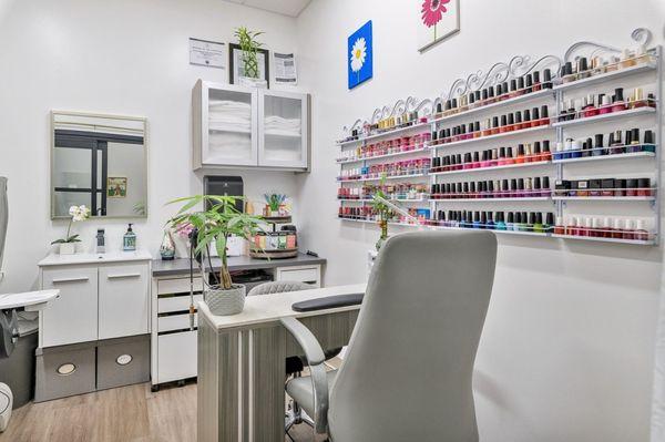 Tina has been doing nails for almost 30 years. You will be leaving her salon feeling ecstatic, refreshed, and relieved. She's truly a gem!