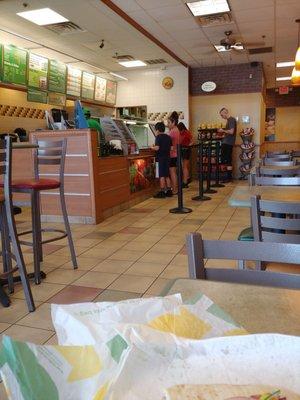 Great food at this Subway.  Never have any problems here