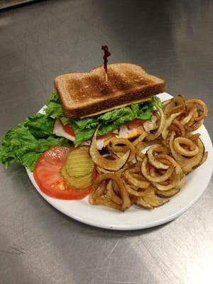 Homemade curly fries!