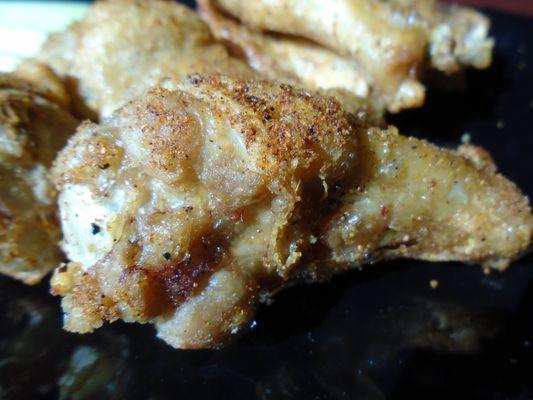 Cowboy Jack's Wings, close-up.