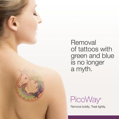 We have the " Best Pico laser" Picoway by Candela...for tattoo removal, skin rejuvenation, acne scars and sun damage...