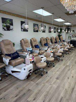 We offer relaxing massage chairs