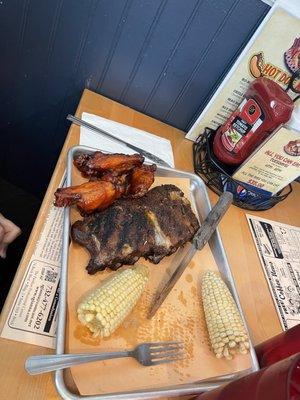 Great ribs and wings