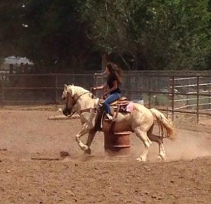 Riding lesson at Orona's Ranch