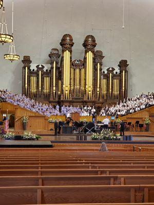 Huge church organ