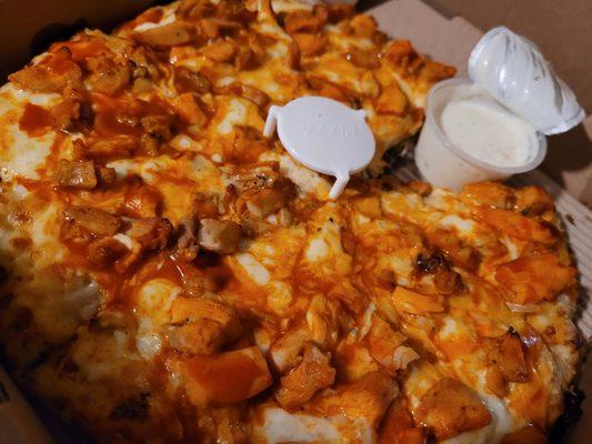 The new angry Buffalo chicken pizza is an absolute must try. It was phenomenal!  Hoping it's not a limited time pizza.