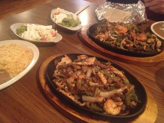 Texas Fajitas for 2... LOTS of food! Full of flavor.