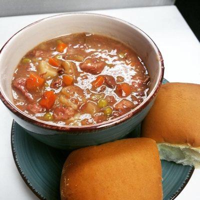 Soup special: Hearty beef stew!