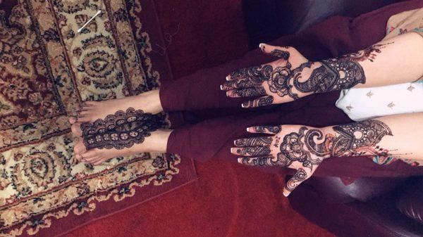 Bridal henna