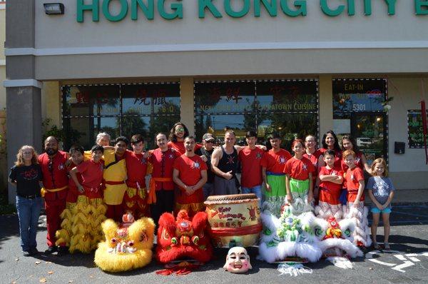 Our Lion Dance Performance in Tamarac