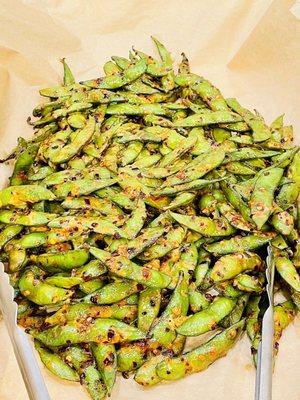 Spicy edamame