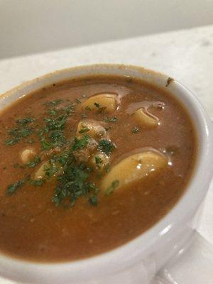 Cheeseburger Macaroni Soup