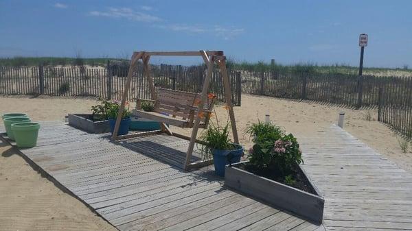 Enjoy swinging in the breeze