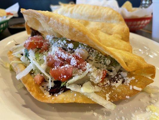 Puff tacos - shredded beef