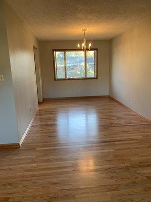 Finished dining room