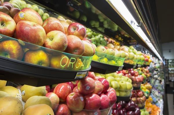 New produce section at Driskill's Downtown Market