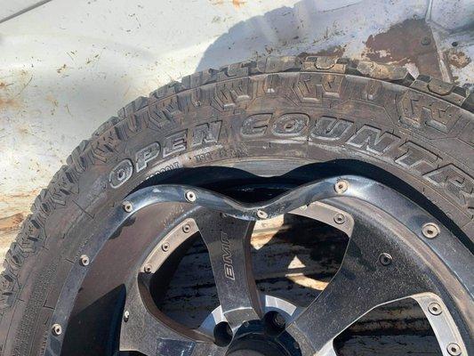 Crack and bent off-road wheel price range from 150 and up