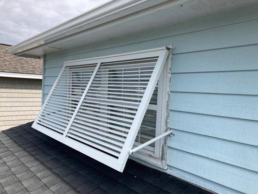 Exterior Bahama Shutters