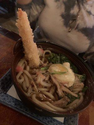 Nabe Yaki Udon Soup (the broth itself is so delicious! That's when you know it's great just know it's really hot )