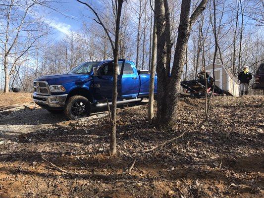 Shed drop off in Indiana