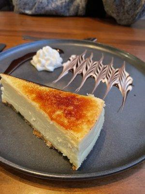 Bruleed cheesecake