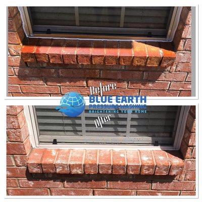 Rust removal on Brick