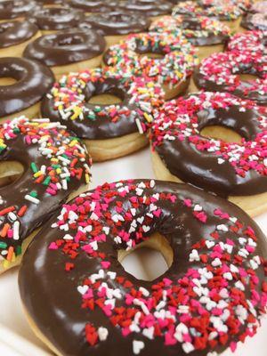 Chocolate Sprinkles Donuts