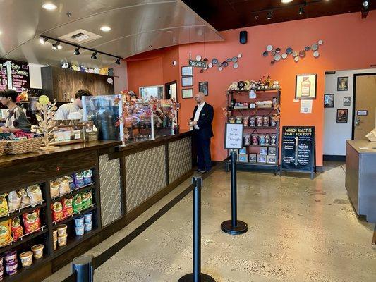 View of inside / interior of coffee shop