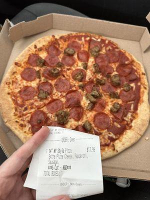 Large NY pizza