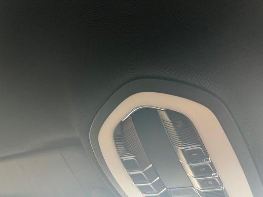 Center area headliner porsche cayenne