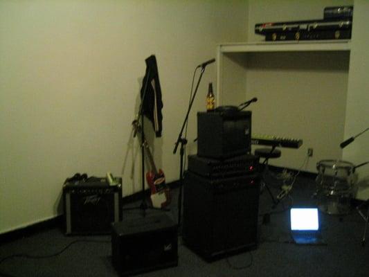 one of the loft spaces with equipment (for scale)