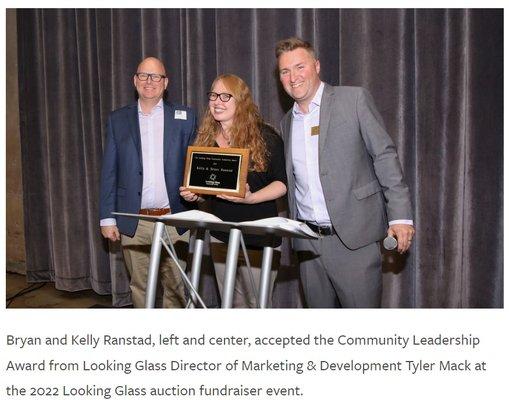 Looking Glass Community Leadership Award