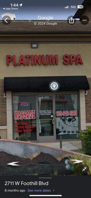 Platinum Spa Massage