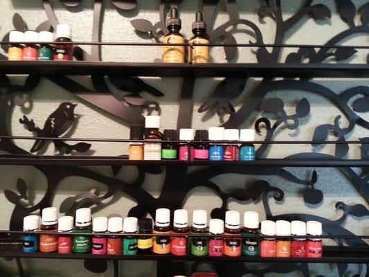 A small assortment of the oils I have available for use and purchase.