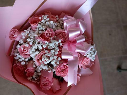 Pink Rose bouquet