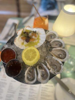 Oysters at the Fulton Fish Co.