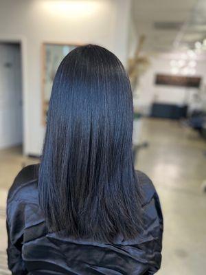 Japanese straightening+gloss