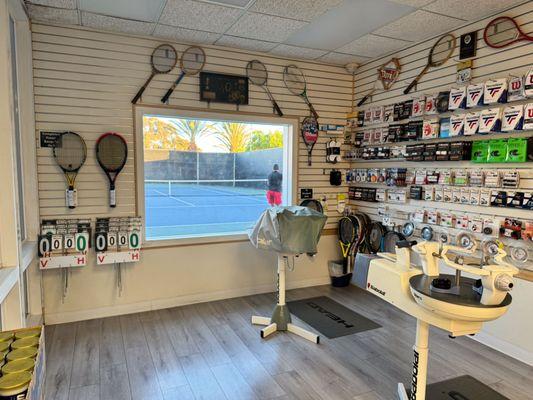 Swing by the Pro Shop at Dana Hills Tennis Center for all your tennis essentials!  Stop in and gear up for your next match with us