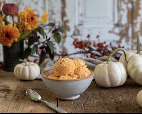 Seasonal favorite Pumpkin Cheesecake