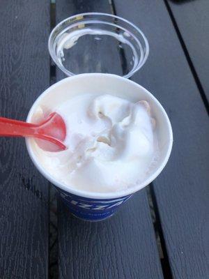 Animal cracker blizzard...aka vanilla ice cream.