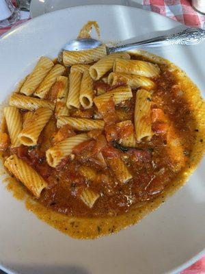 Penne Arrabbiata. It was very good.