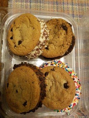 Ice cream sandwiches for my b-day!