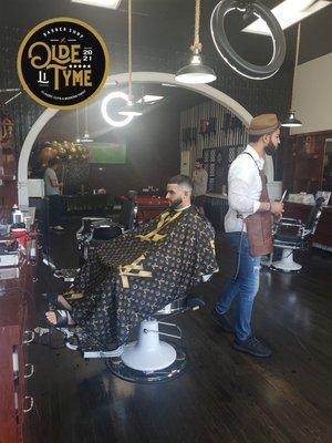 Olde Tyme Barber Shop 
for us the most important thing is to offer the best customer service..