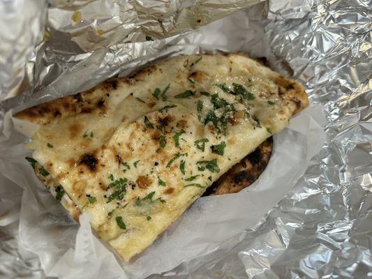 Garlic naan