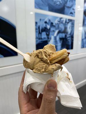 Dulce de Leche with mini churro