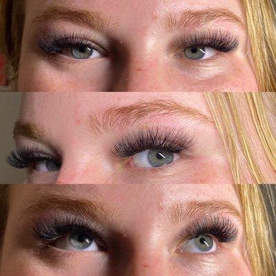 Volume eyelash extensions