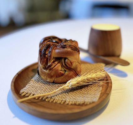 Fermented Potato Bread w/ beef drippings, caraway