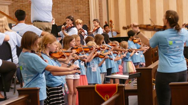 String Orchestra and Suzuki Violin camps.