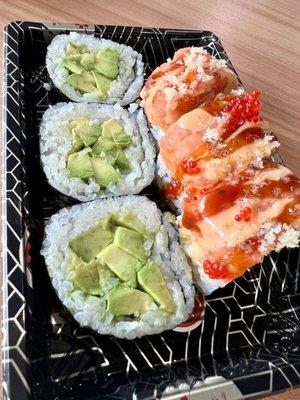 Avocado roll Phoenix roll