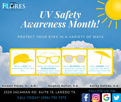 Protect your eyes from sun damage this summer!